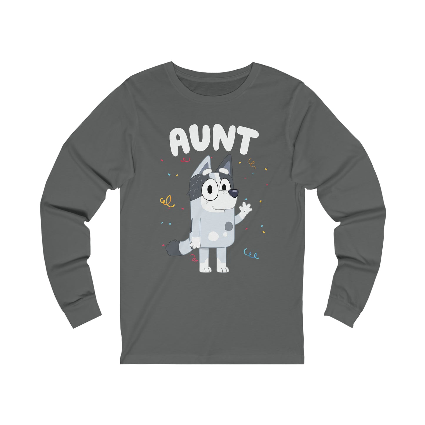Aunt Bluey Birthday long sleeve Tshirt