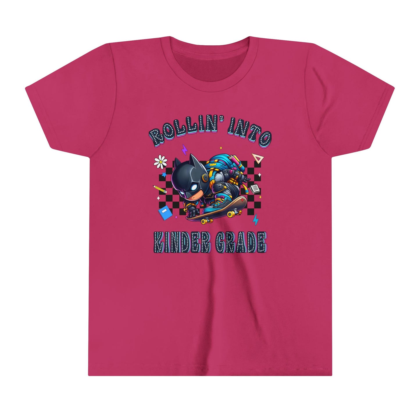BATMAN - Rollin' Into Kinder Grade Youth Short Sleeve Tee