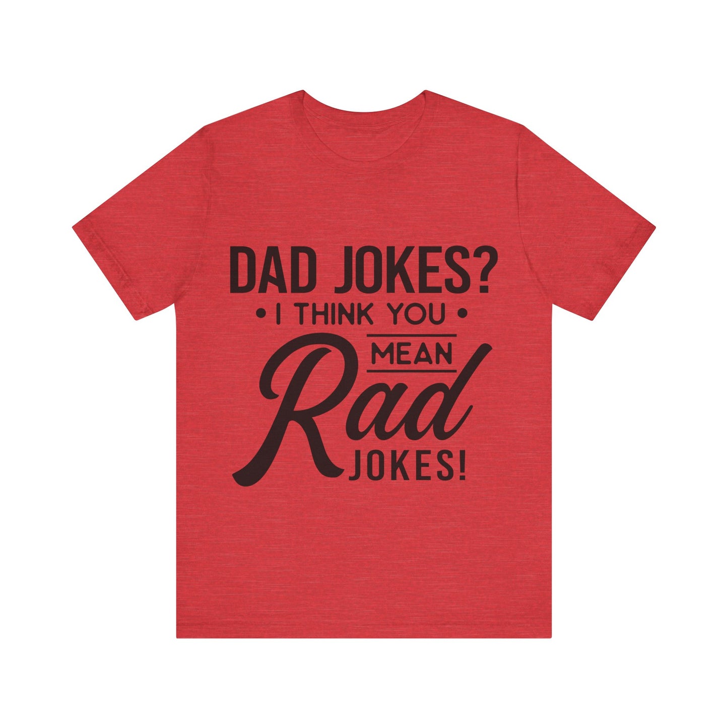 Dad Jokes Jersey Short Sleeve Tee