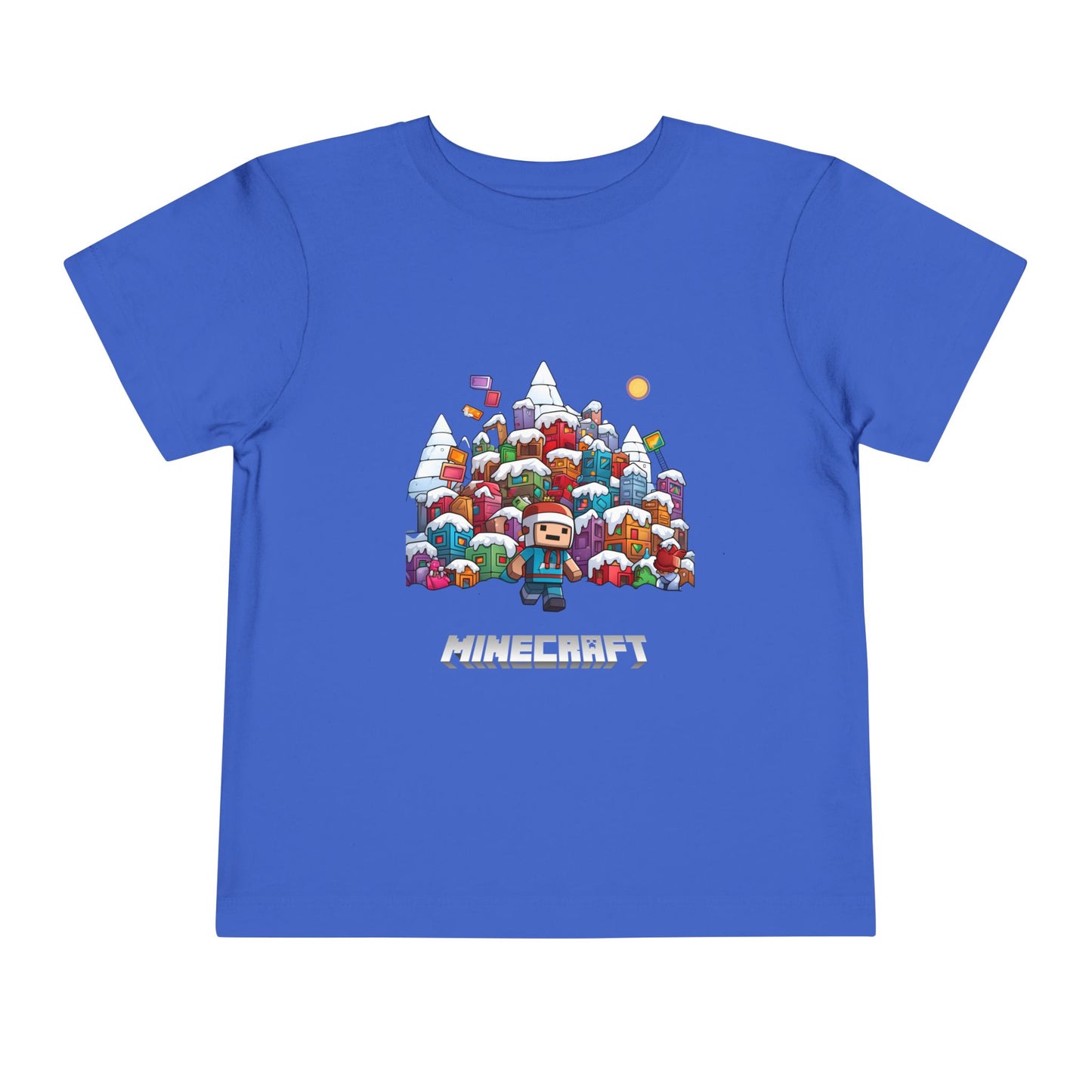 Christmas Mine-craft Toddler Short Sleeve Tee
