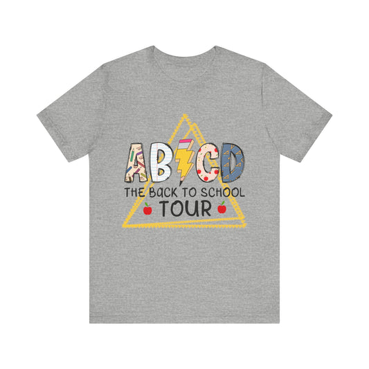 ABCD The Back to School Tour (front/back) Jersey Short Sleeve Tee