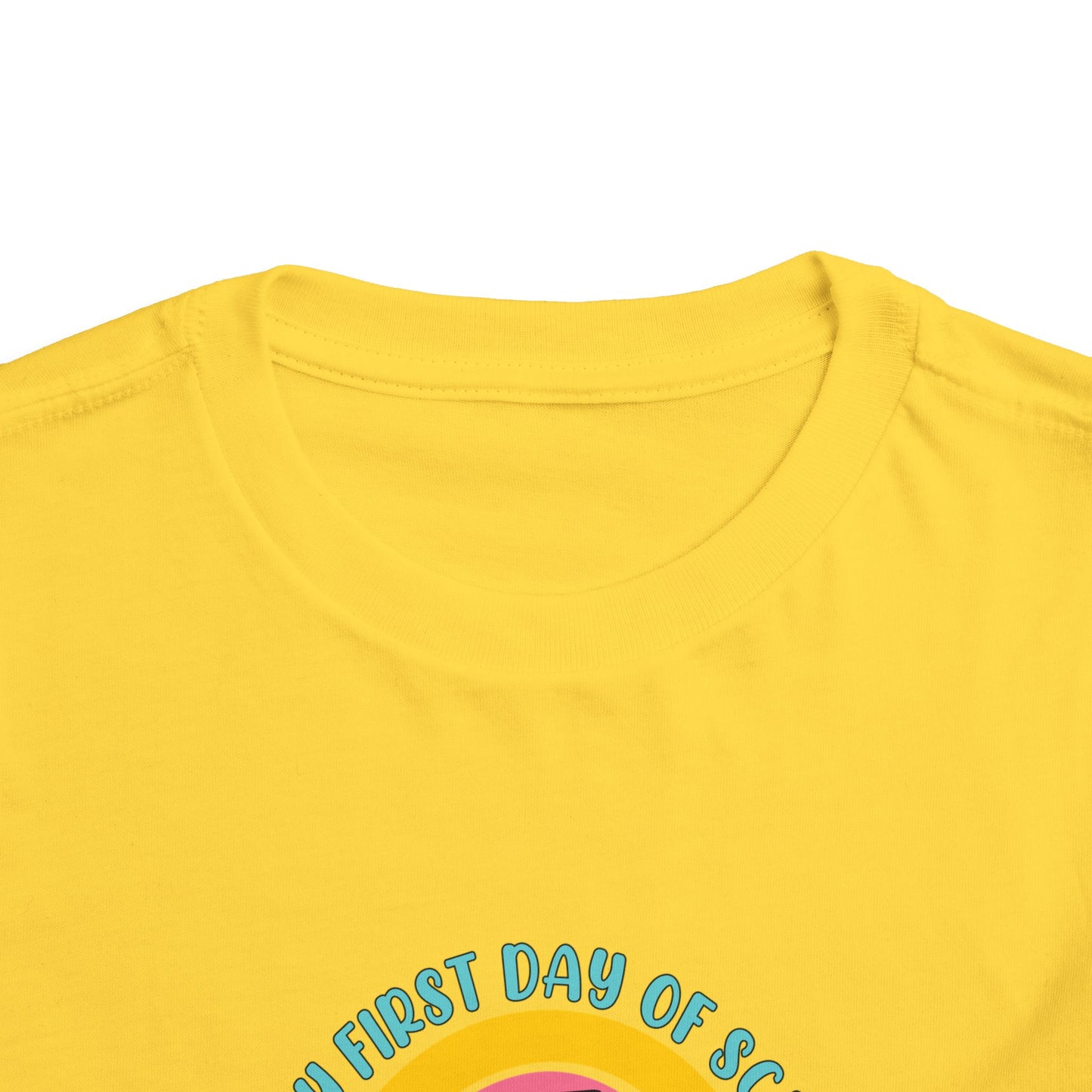 Happy First Day of School - Kindergarten Toddler Short Sleeve Tee