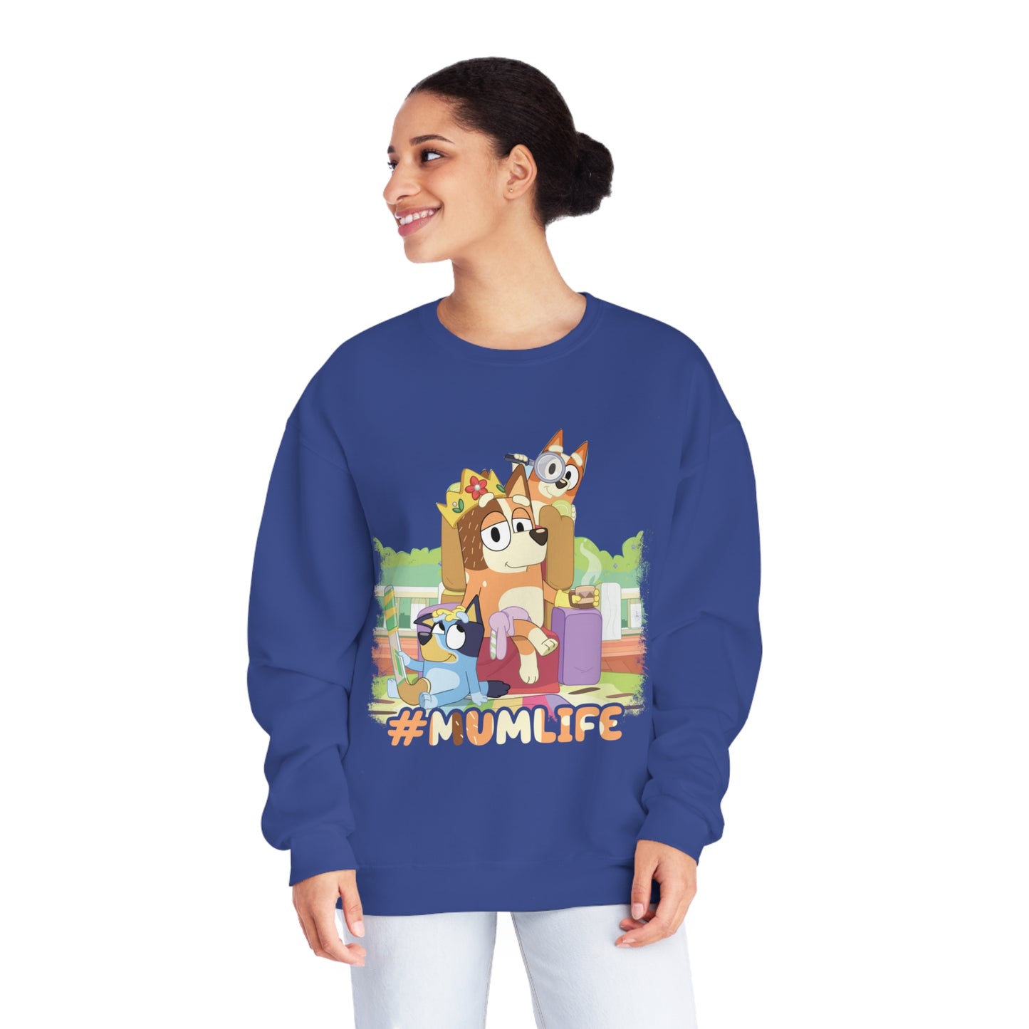 #Mumlife Bluey Crewneck Sweatshirt