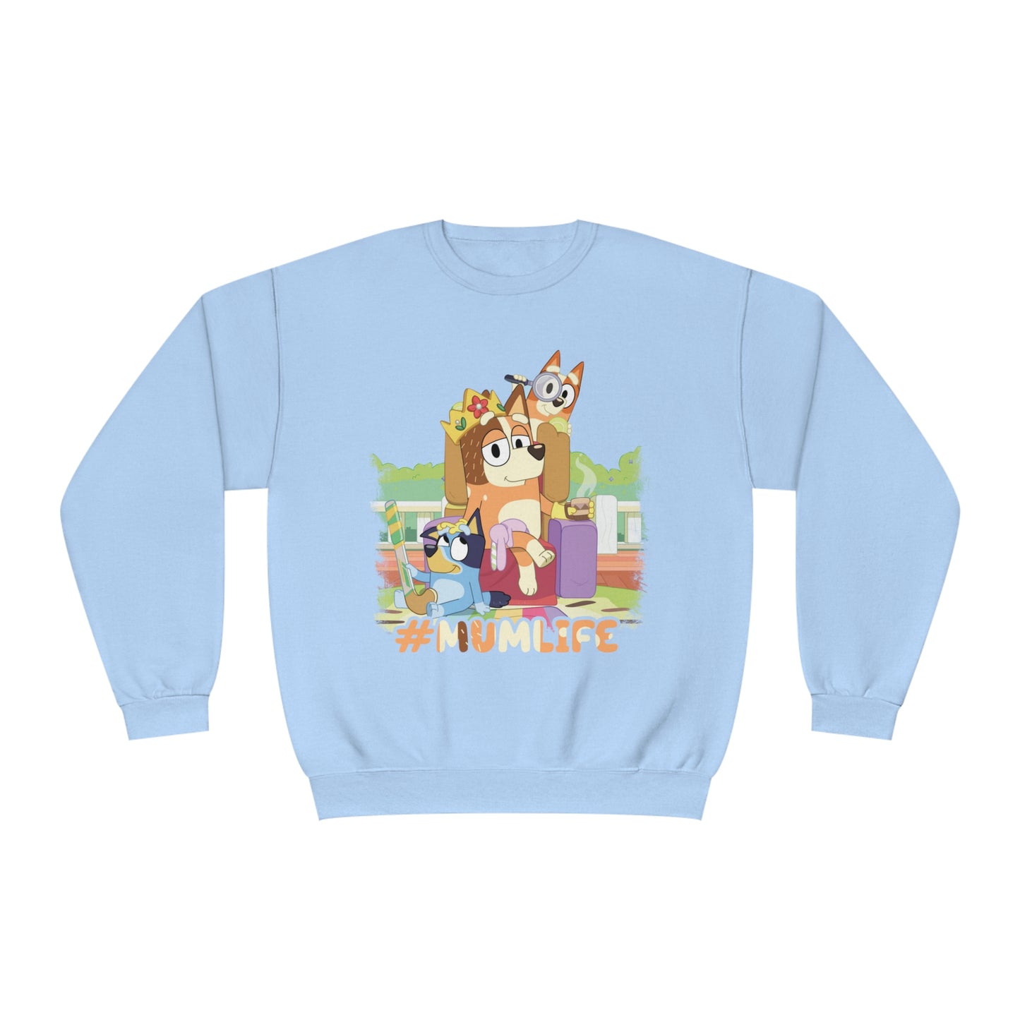 #Mumlife Bluey Crewneck Sweatshirt
