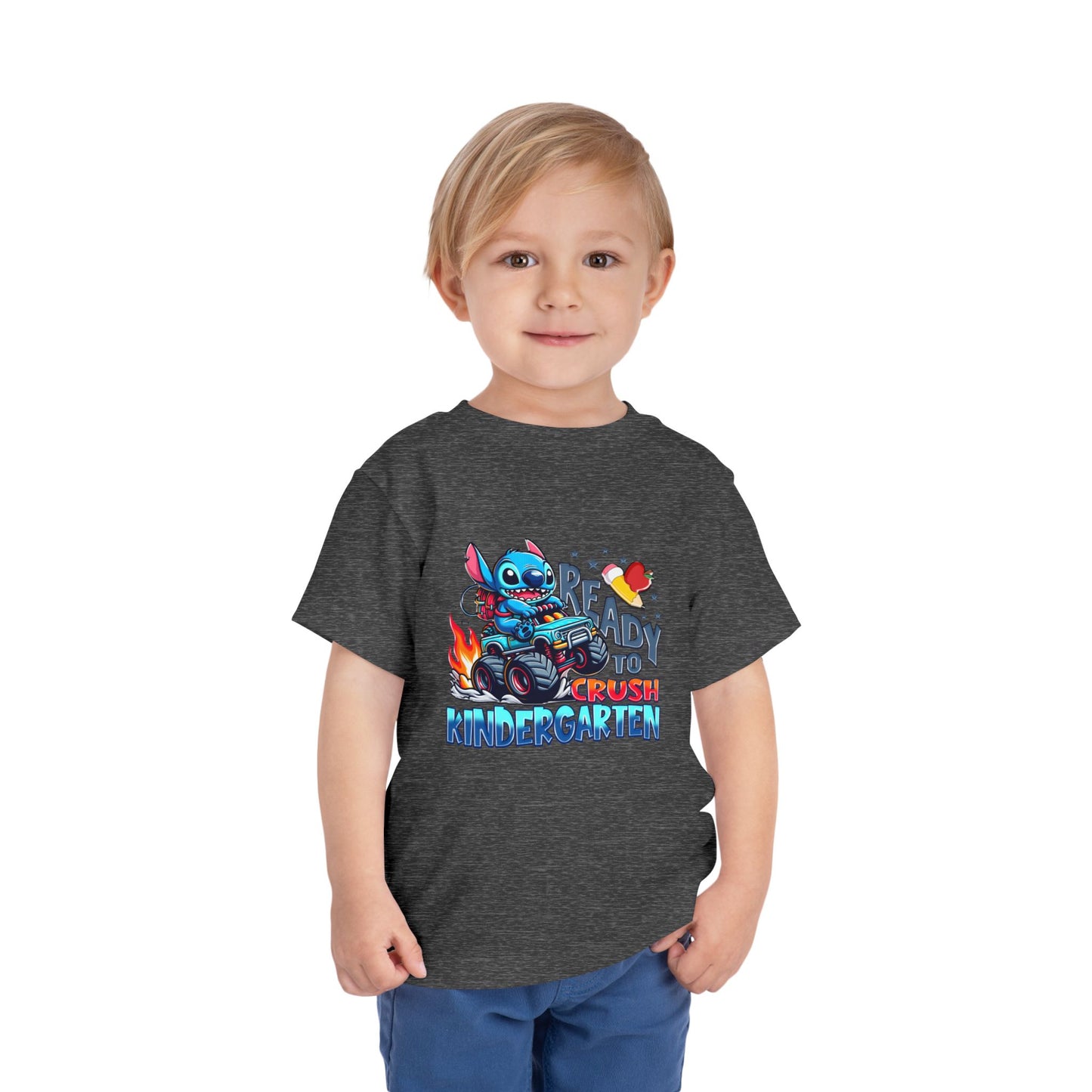 Ready to Crush Kindergarten Toddler Short Sleeve Tee