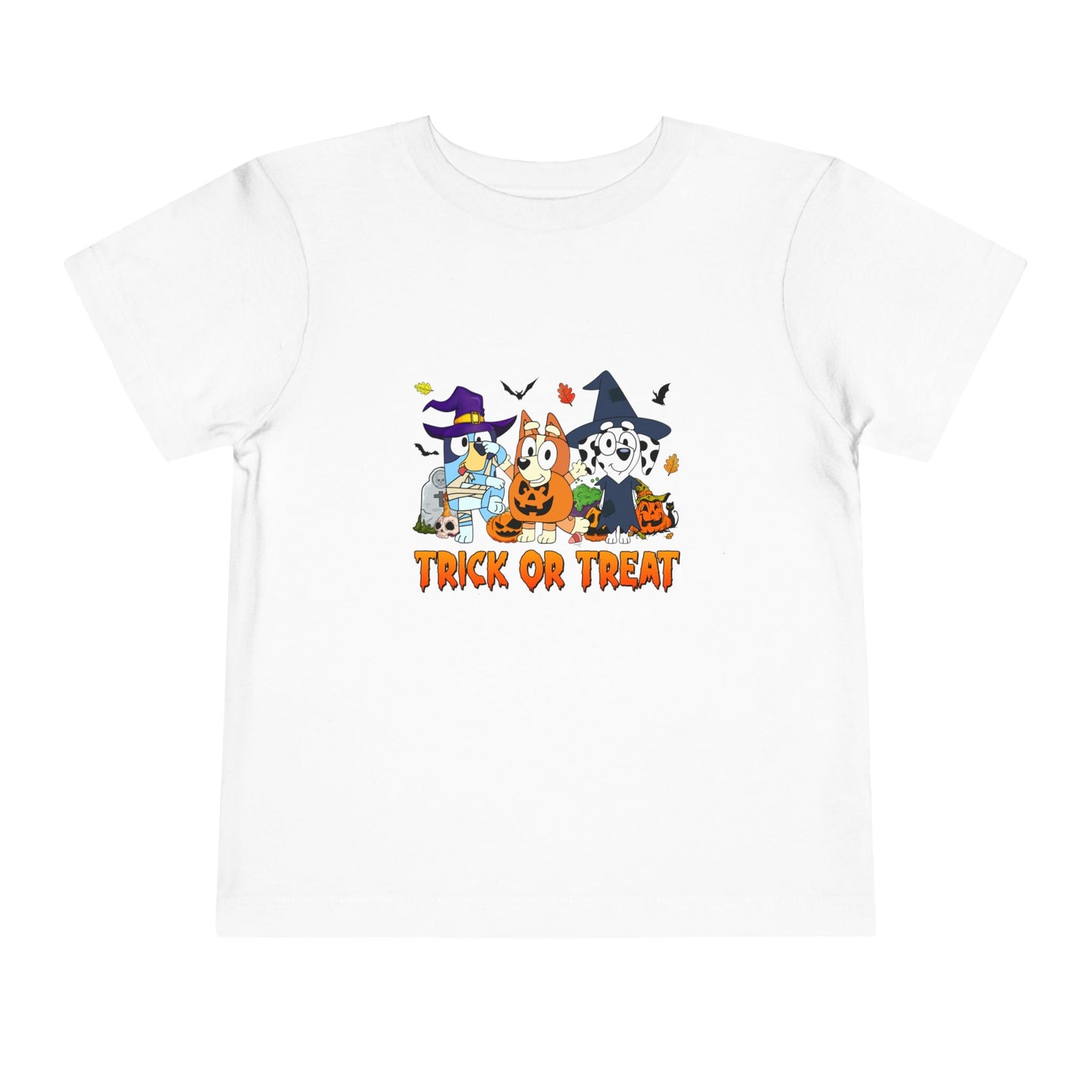 Bluey-Bingo-Chloe Trick or Treat Toddler Short Sleeve Tee