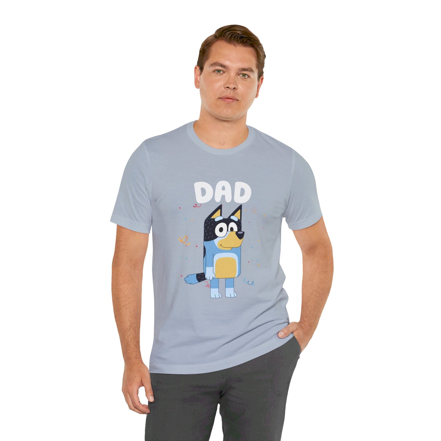 Dad Bluey Birthday Short sleeve Tshirt