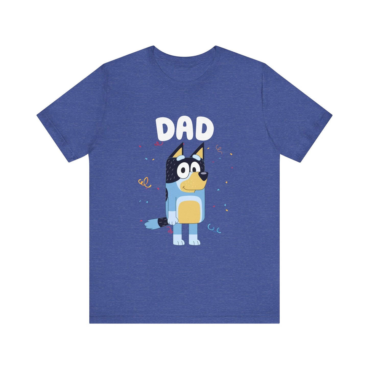 Dad Bluey Birthday Short sleeve Tshirt