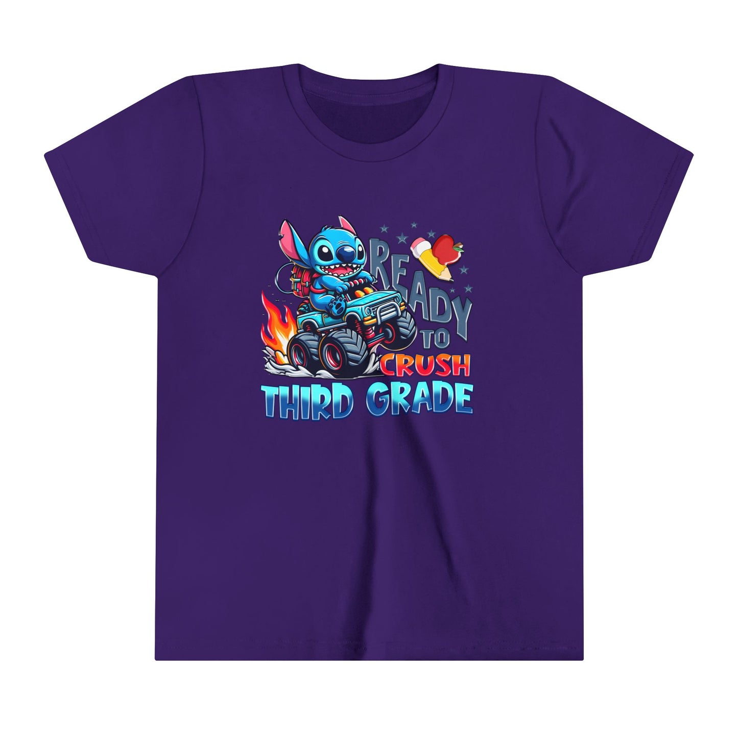 Ready to Crush Third Grade Youth Short Sleeve Tee
