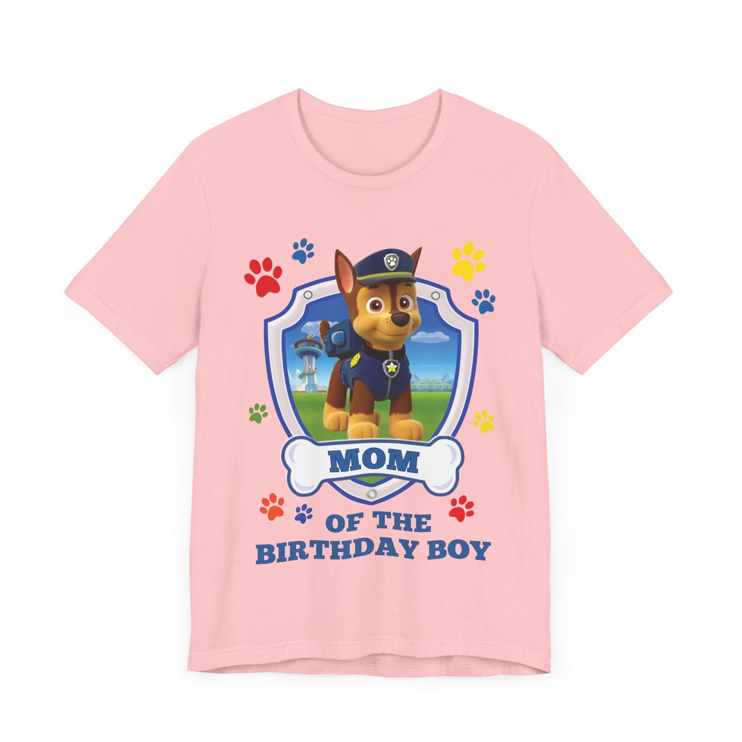 Mom of the Birthday Boy Jersey Short Sleeve Tee