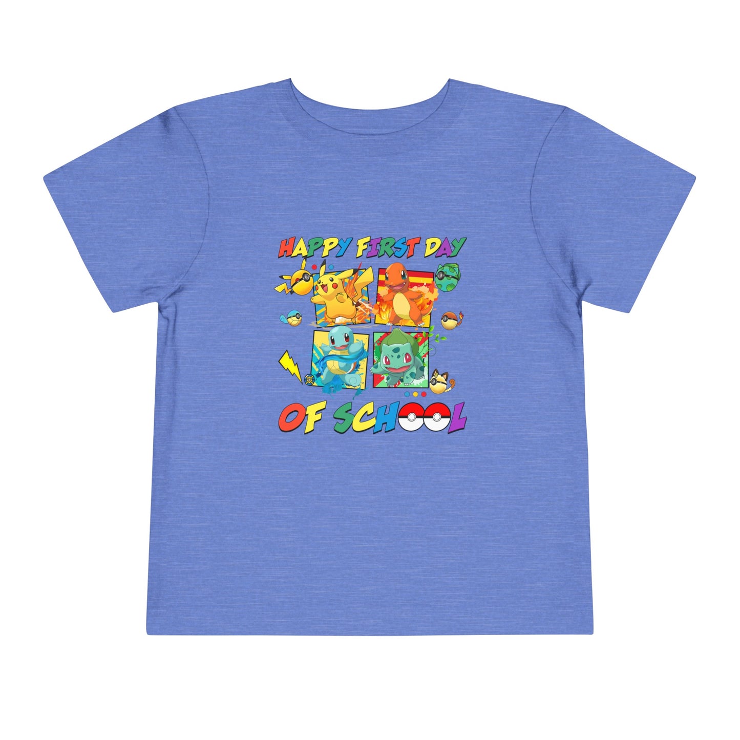 Happy First Day of School Toddler Short Sleeve Tee