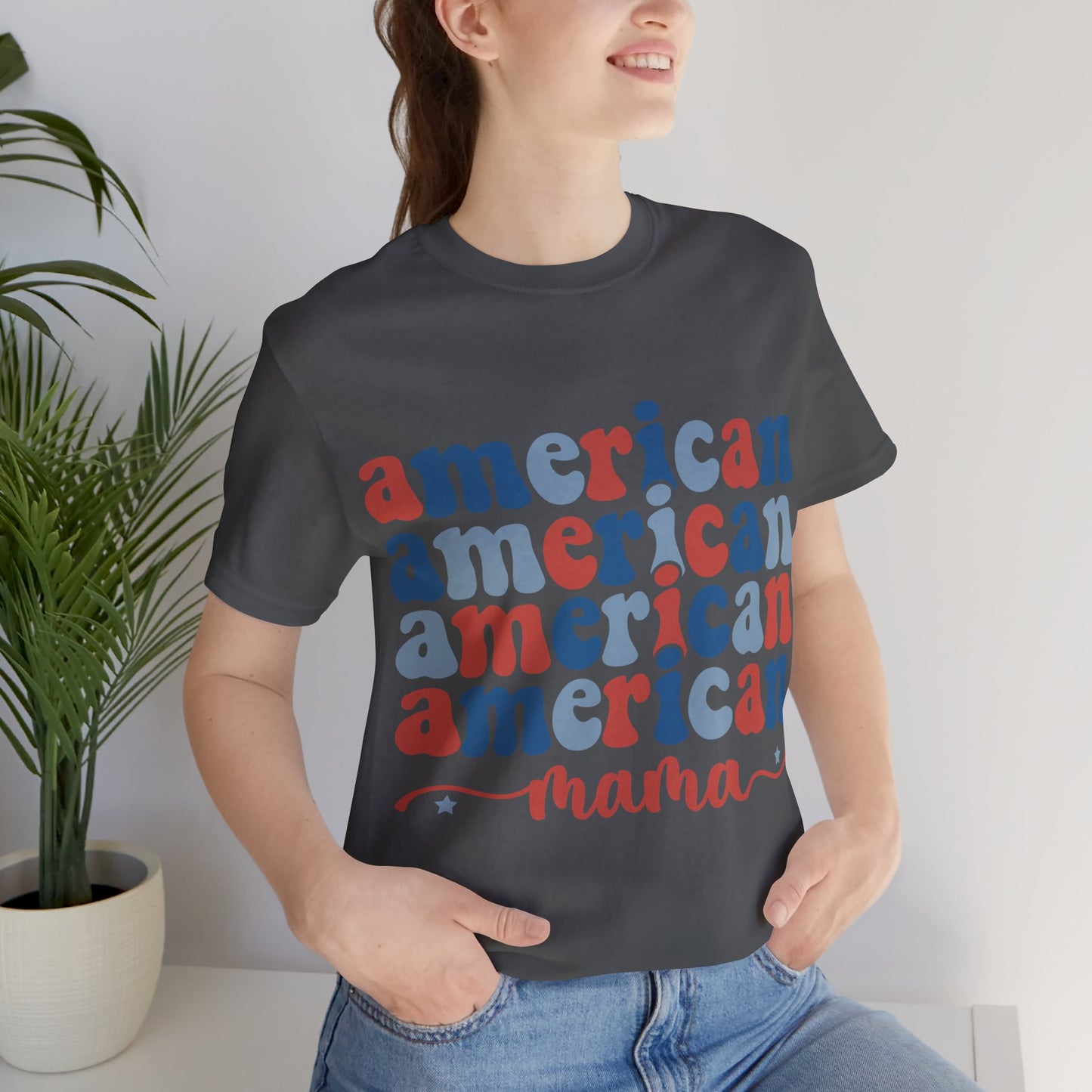 American Mama Jersey Short Sleeve Tee