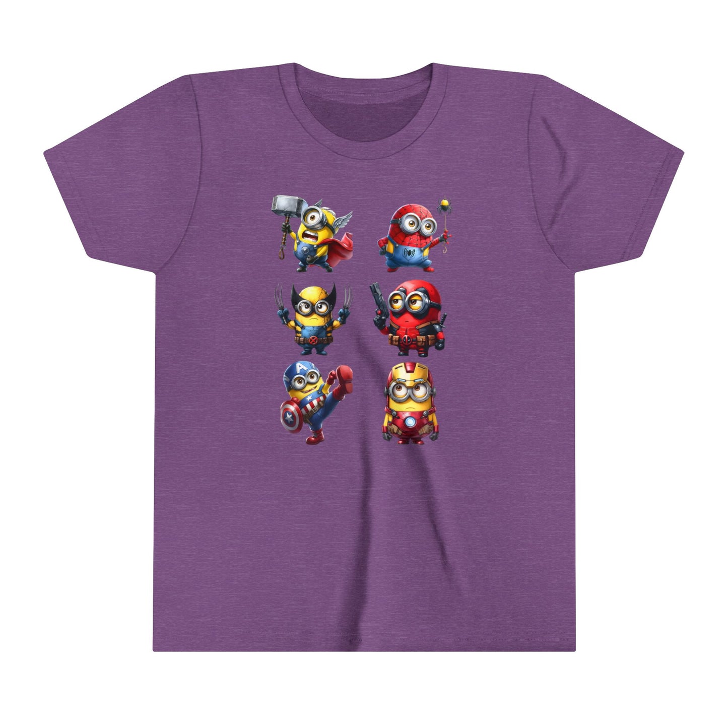 Marvel minions Youth Short Sleeve Tee