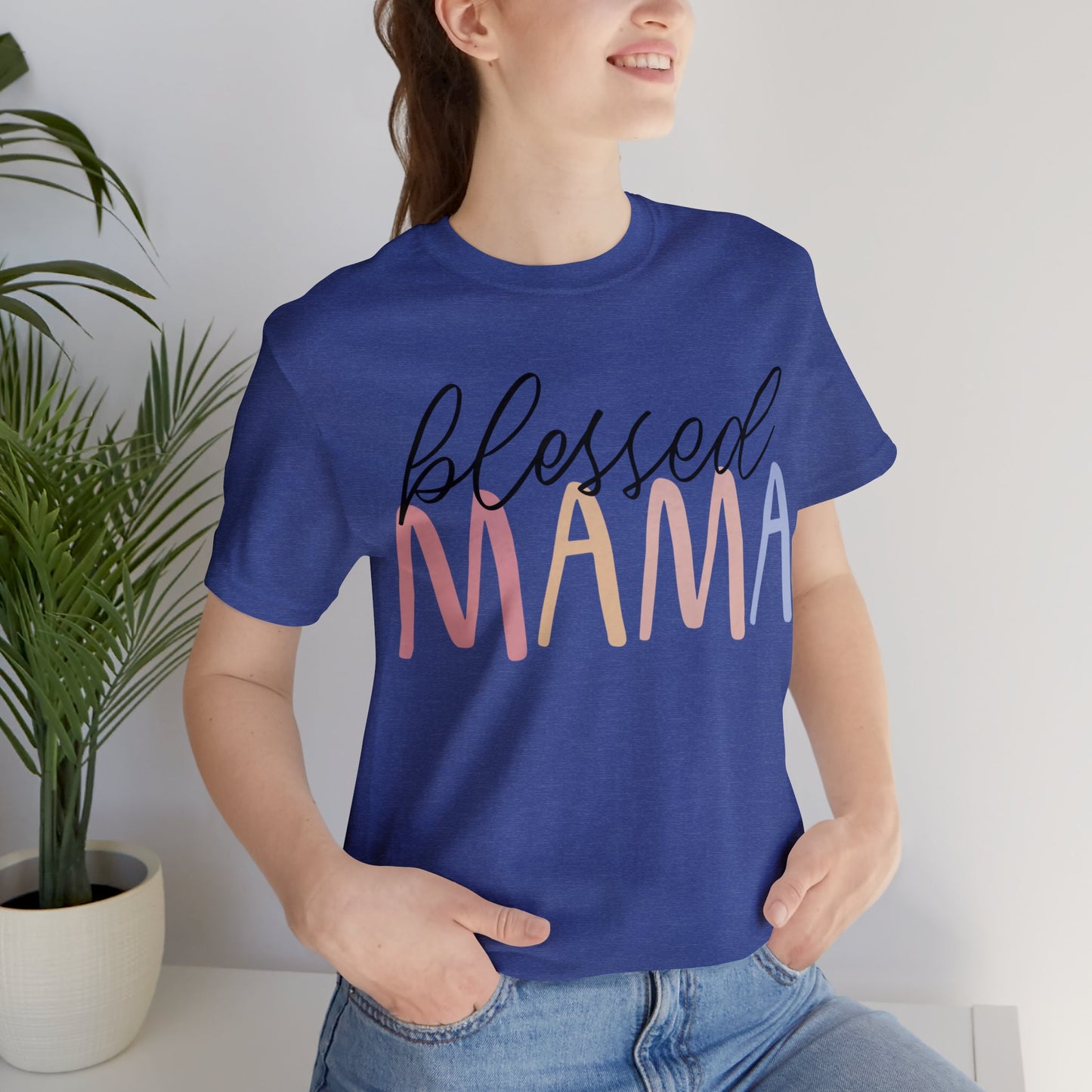 Blessed Mama short sleeve tshirt