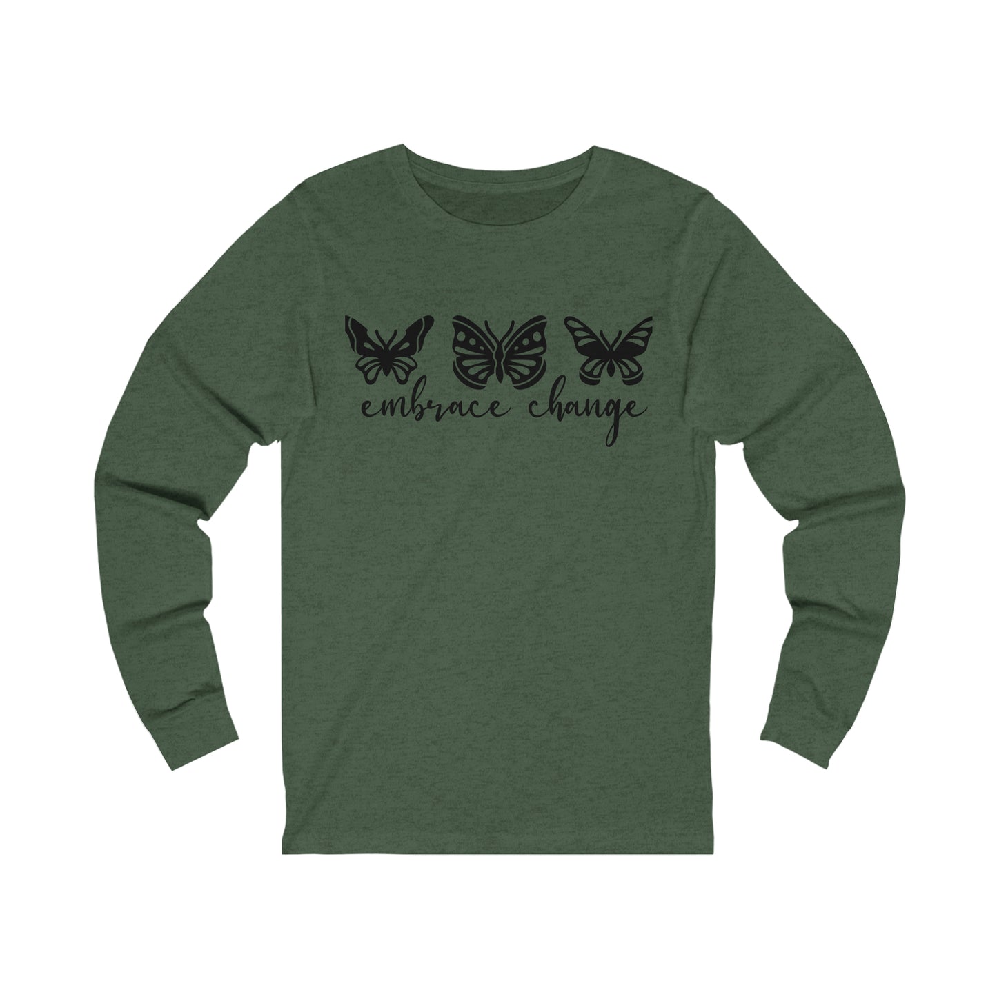 Embrace Change Butterflies Long sleeve Tshirt