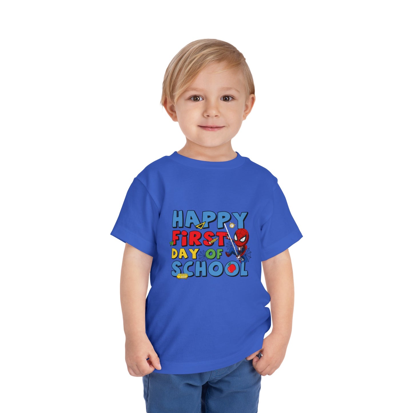 Happy First Day of School Toddler Short Sleeve Tee
