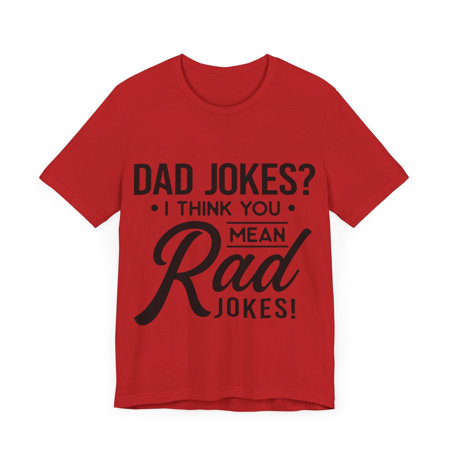 Dad Jokes Jersey Short Sleeve Tee