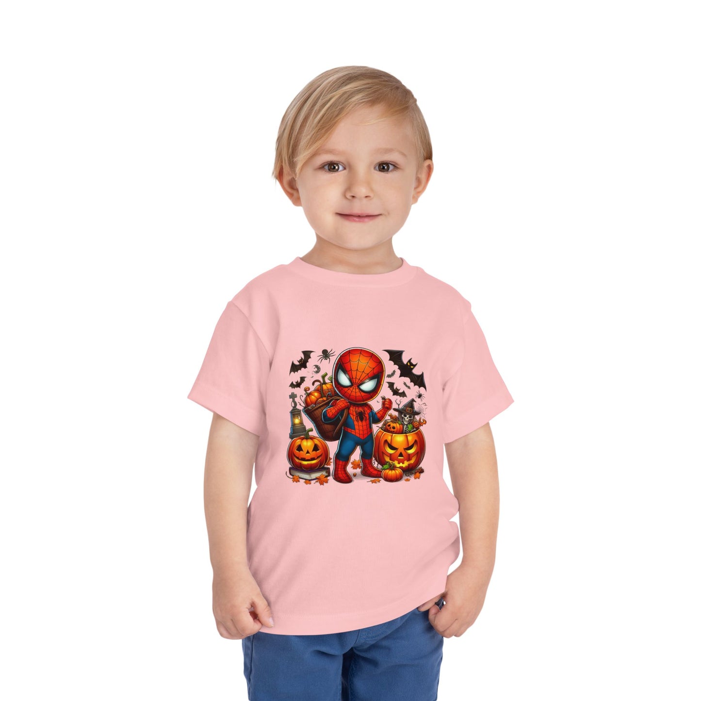 Spiderman Trick or Treat Toddler Short Sleeve Tee