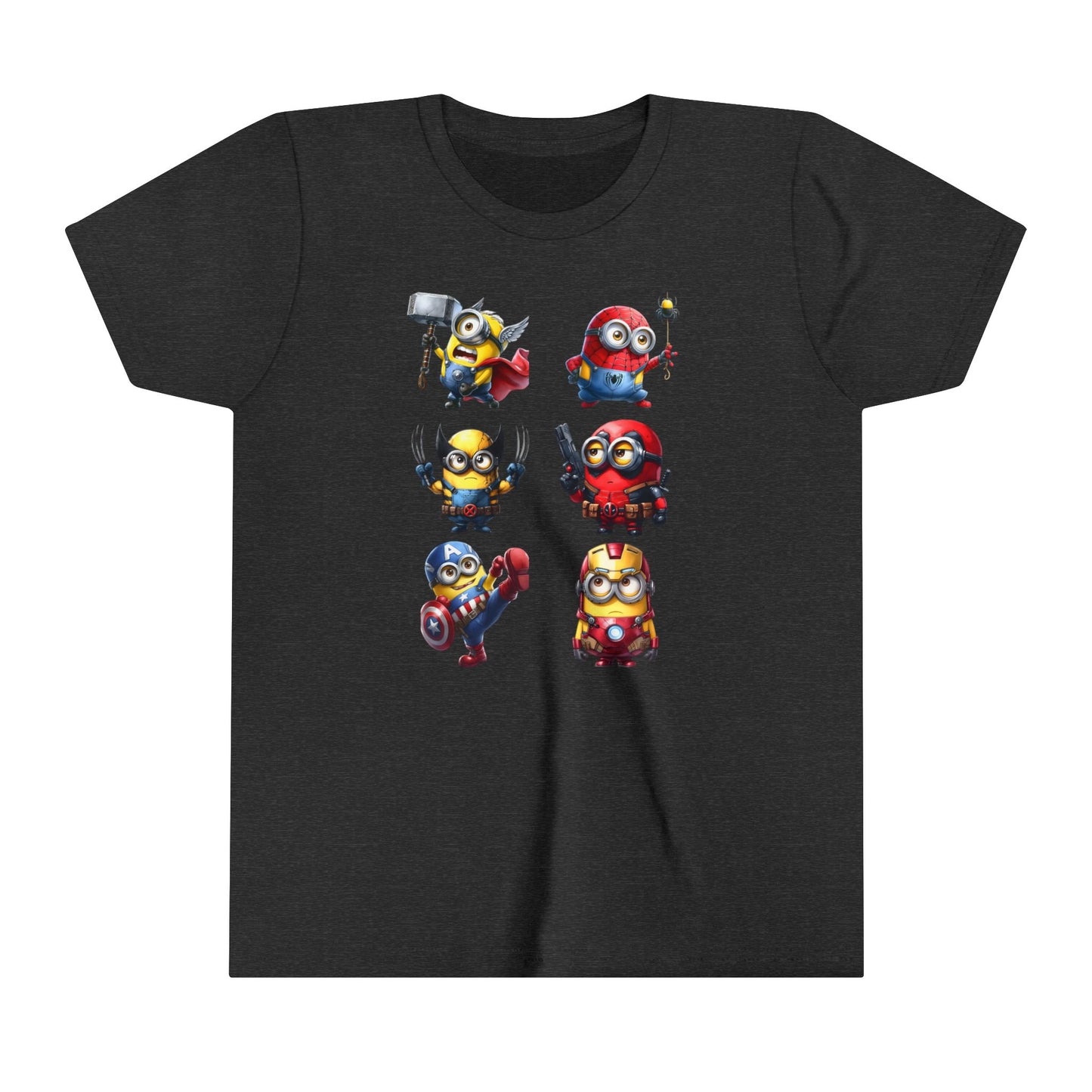 Marvel minions Youth Short Sleeve Tee