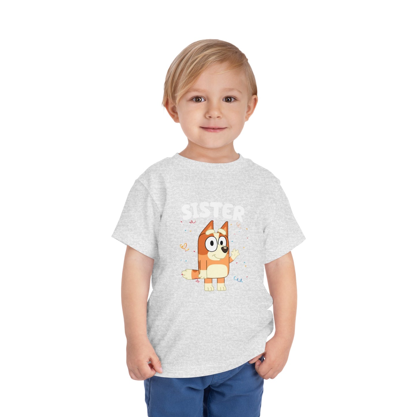 Sister Birthday Toddler Short Sleeve Tee