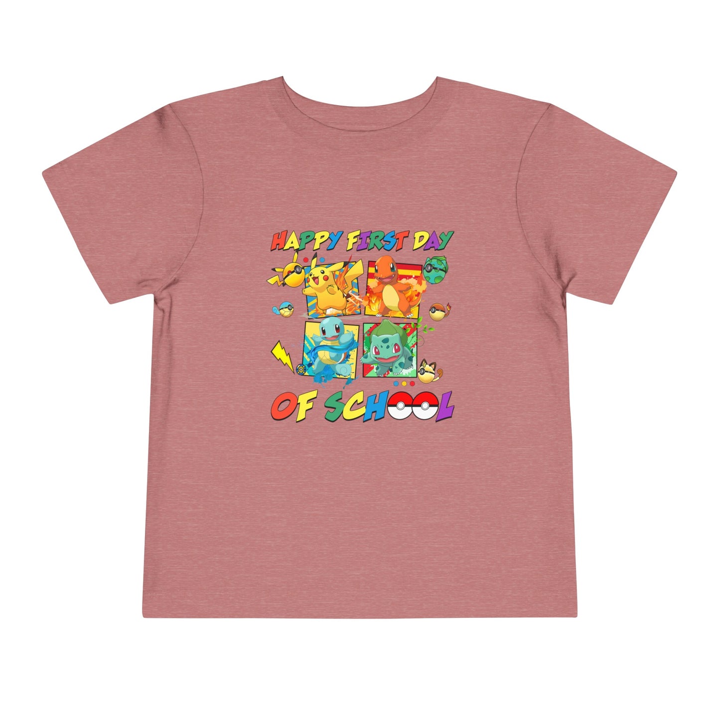 Happy First Day of School Toddler Short Sleeve Tee