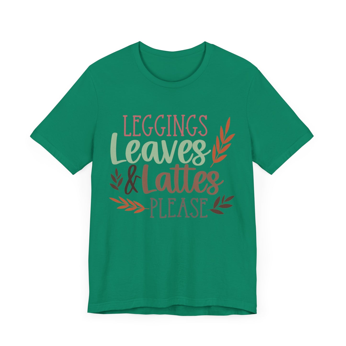 Leggings, Leaves & Lattes Please Jersey Short Sleeve Tee