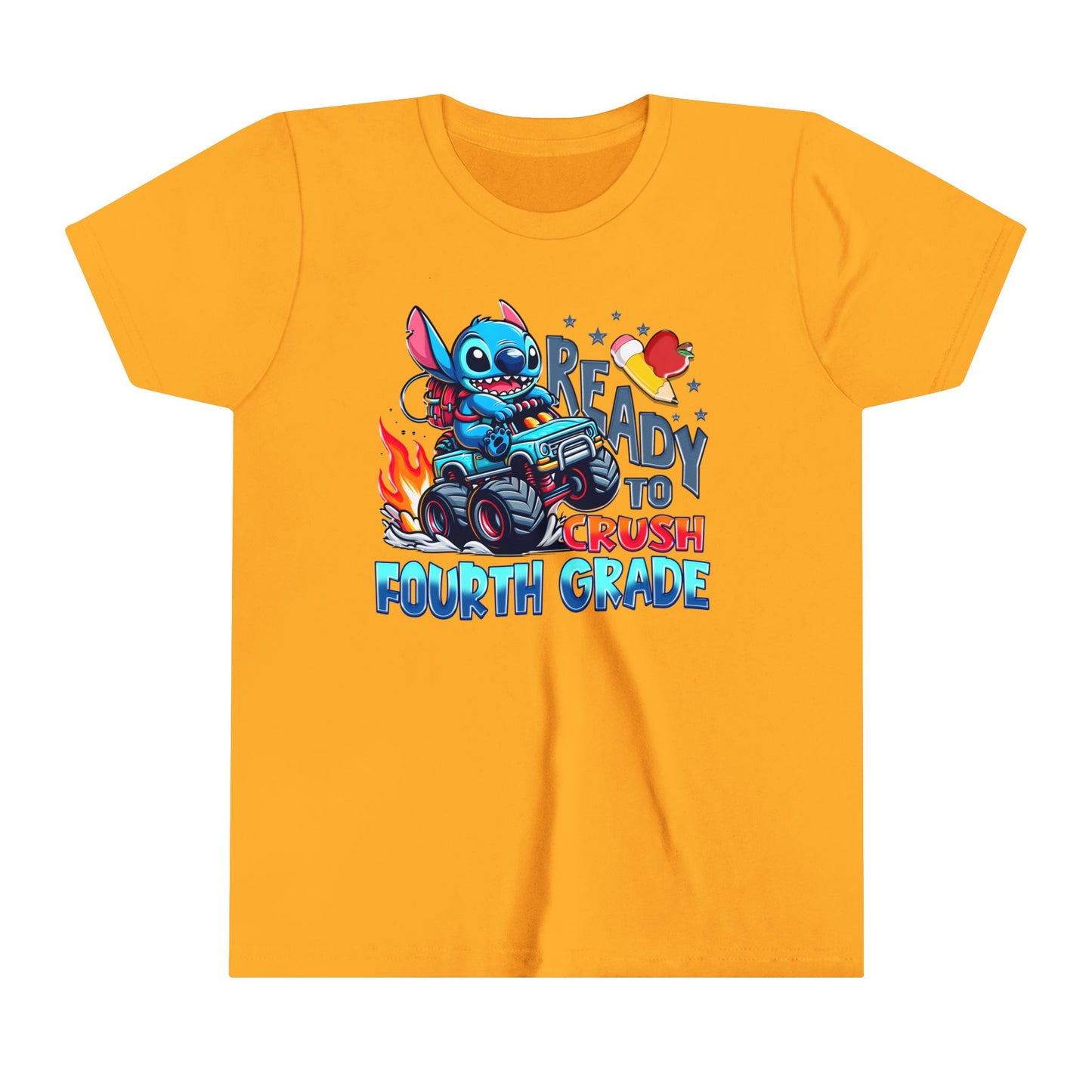Ready to Crush Fourth Grade Youth Short Sleeve Tee