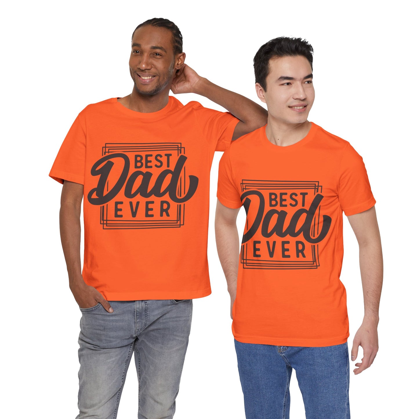 Best Dad Ever Jersey Short Sleeve Tee