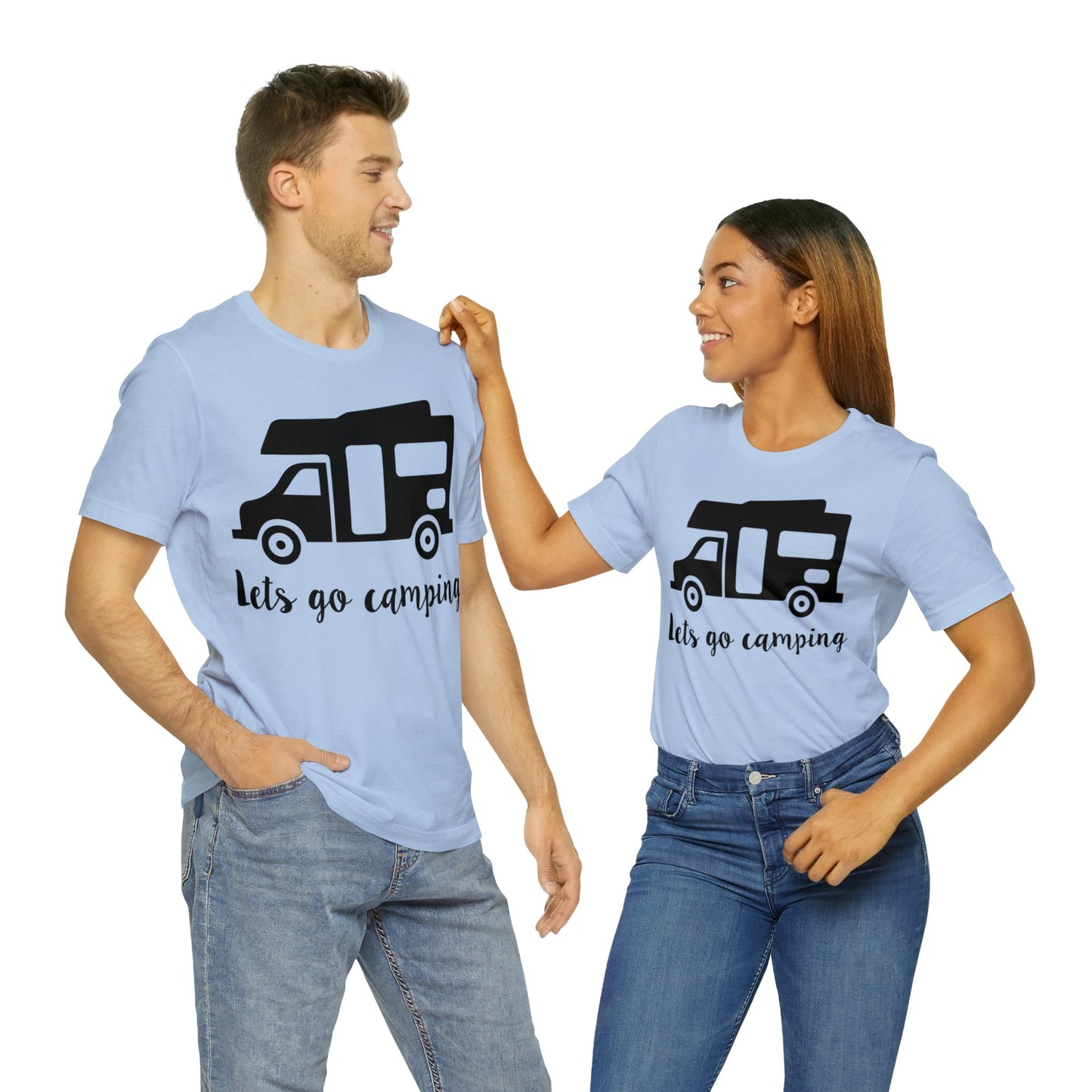 Let's Go Camping Short Sleeve Tshirt