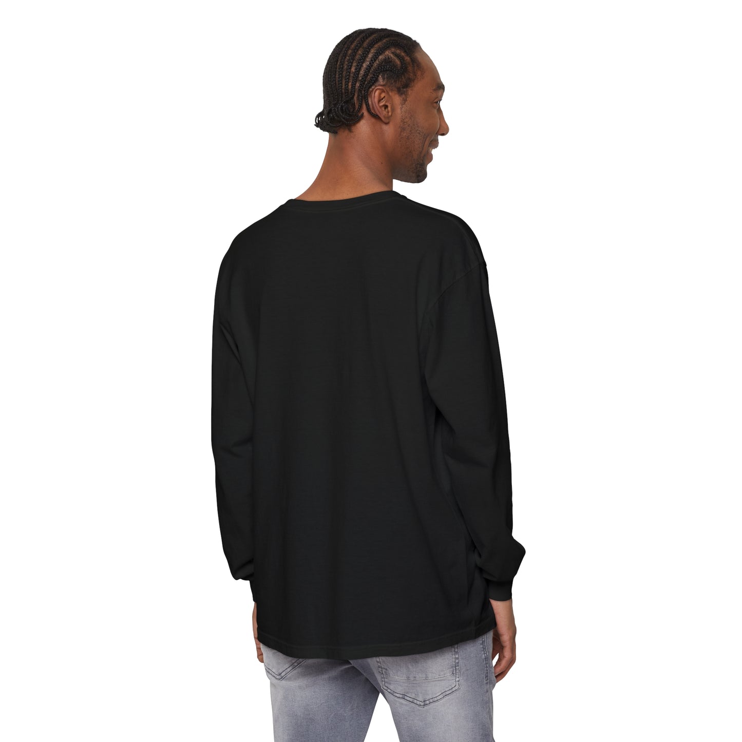 Happy Fall Garment-dyed Long Sleeve T-Shirt