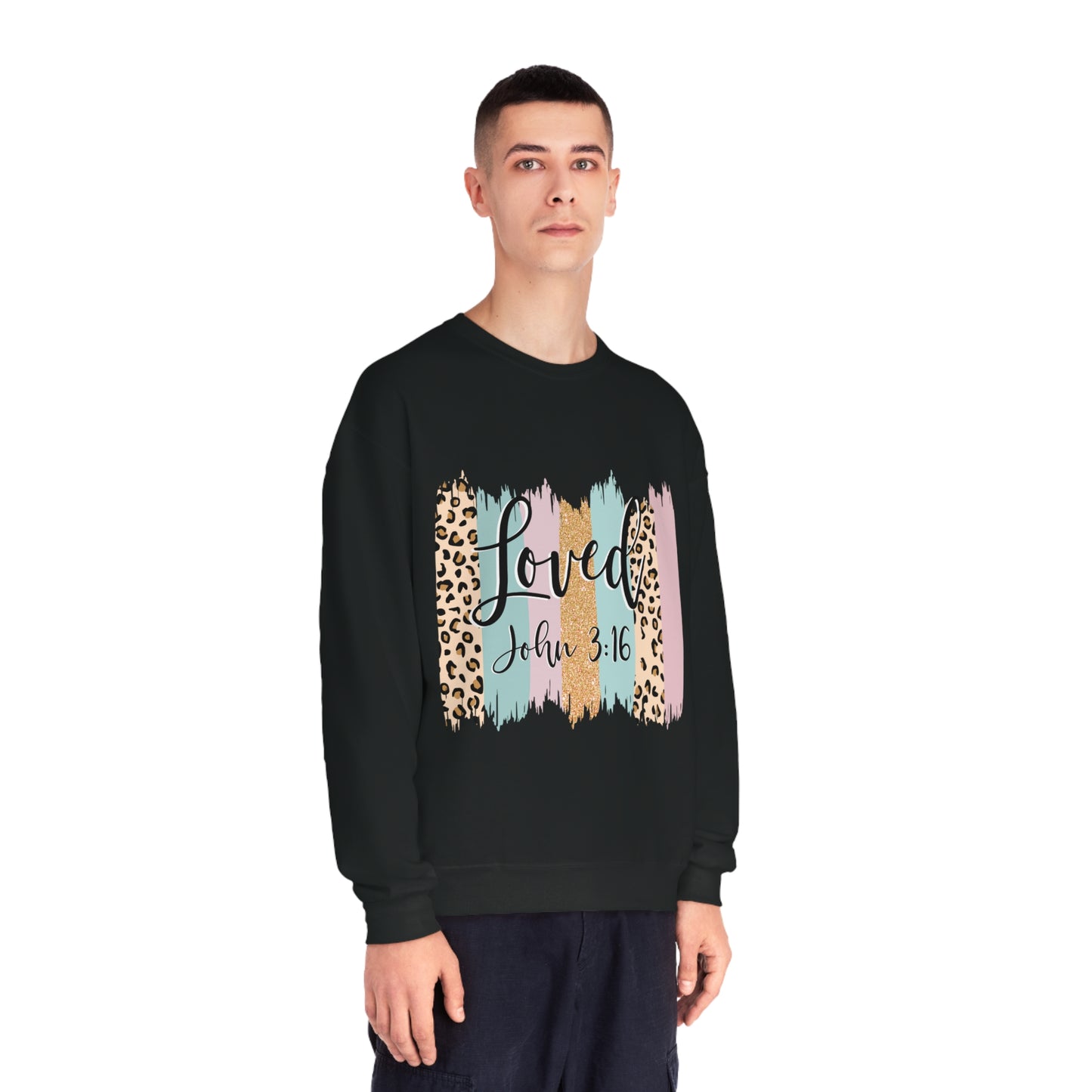 Loved John 3:16 Crewneck Sweatshirt