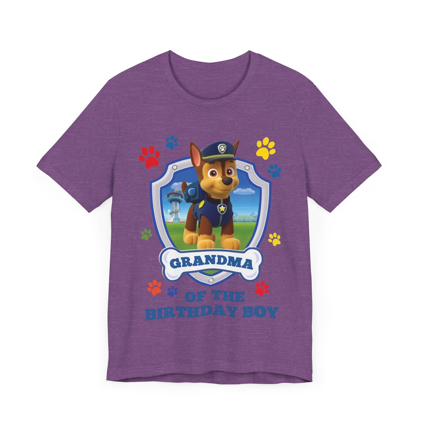Grandma of the Birthday Boy Jersey Short Sleeve Tee
