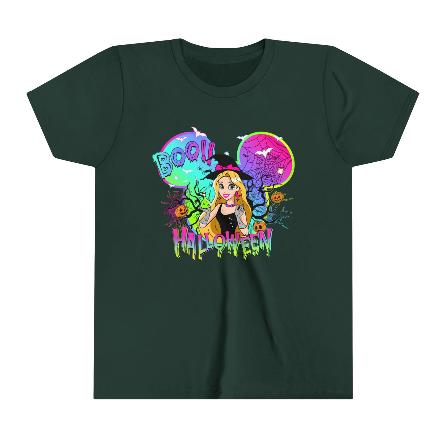 Rapunzel Boo! Halloween Youth Short Sleeve Tee
