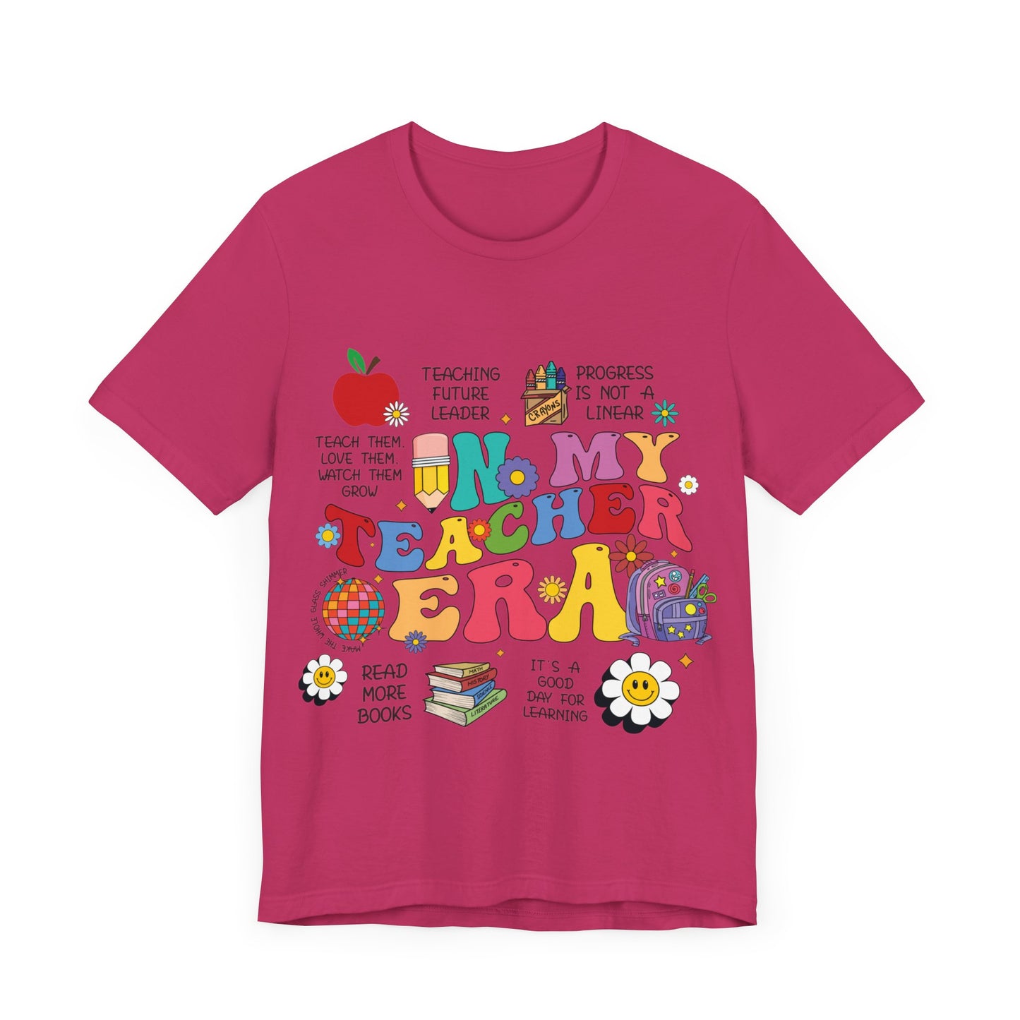 In My Teacher Era Jersey Short Sleeve Tee