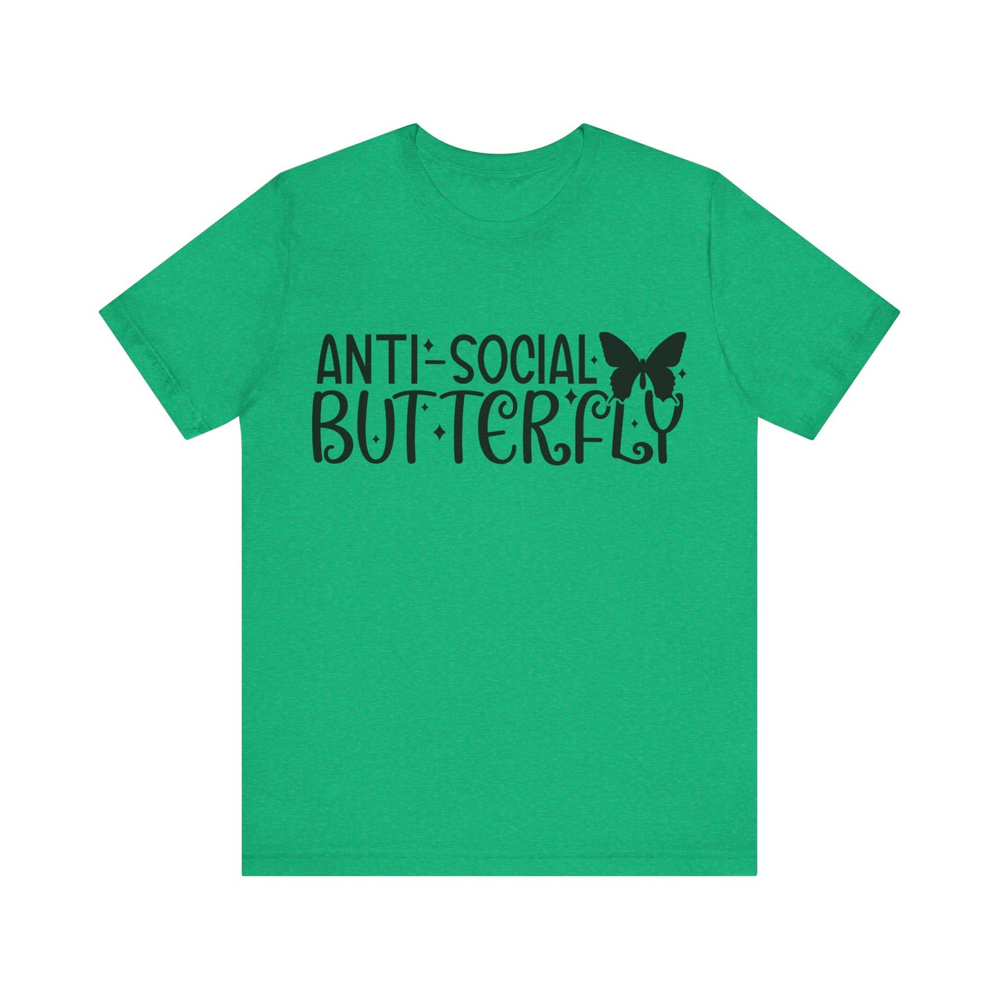 Anti-Social Butterfly Short Sleeve Tee