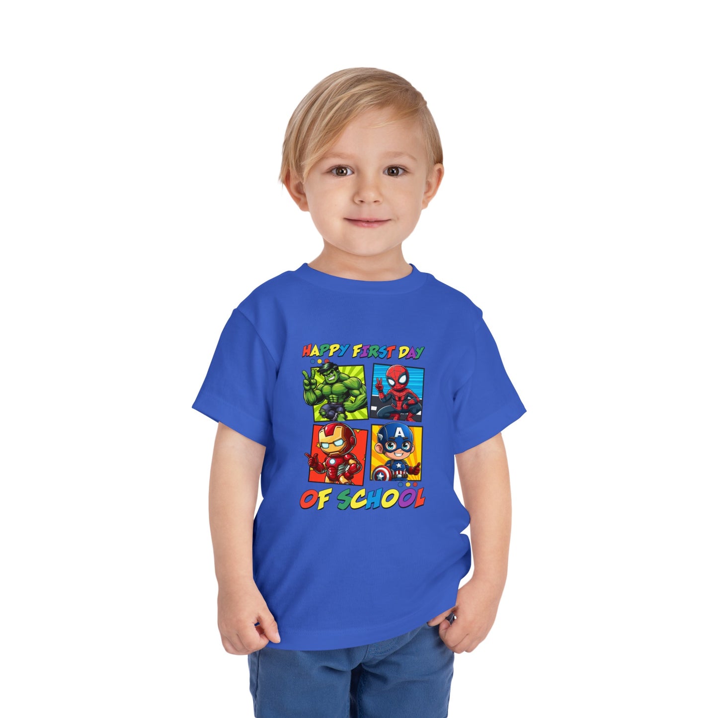 Happy First Day of School Toddler Short Sleeve Tee