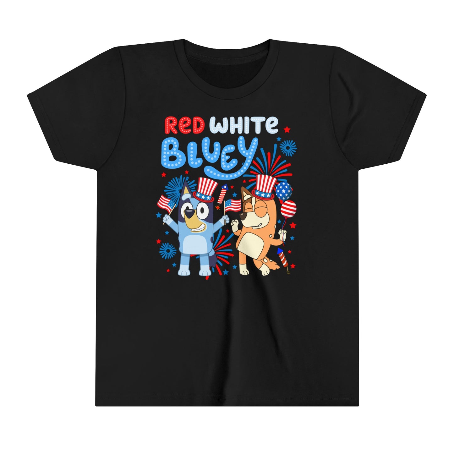 Red, White & Bluey Youth Short Sleeve Tee