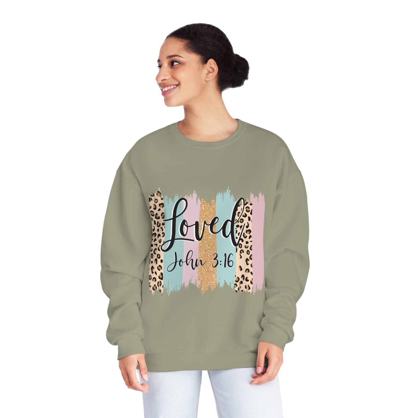 Loved John 3:16 Crewneck Sweatshirt