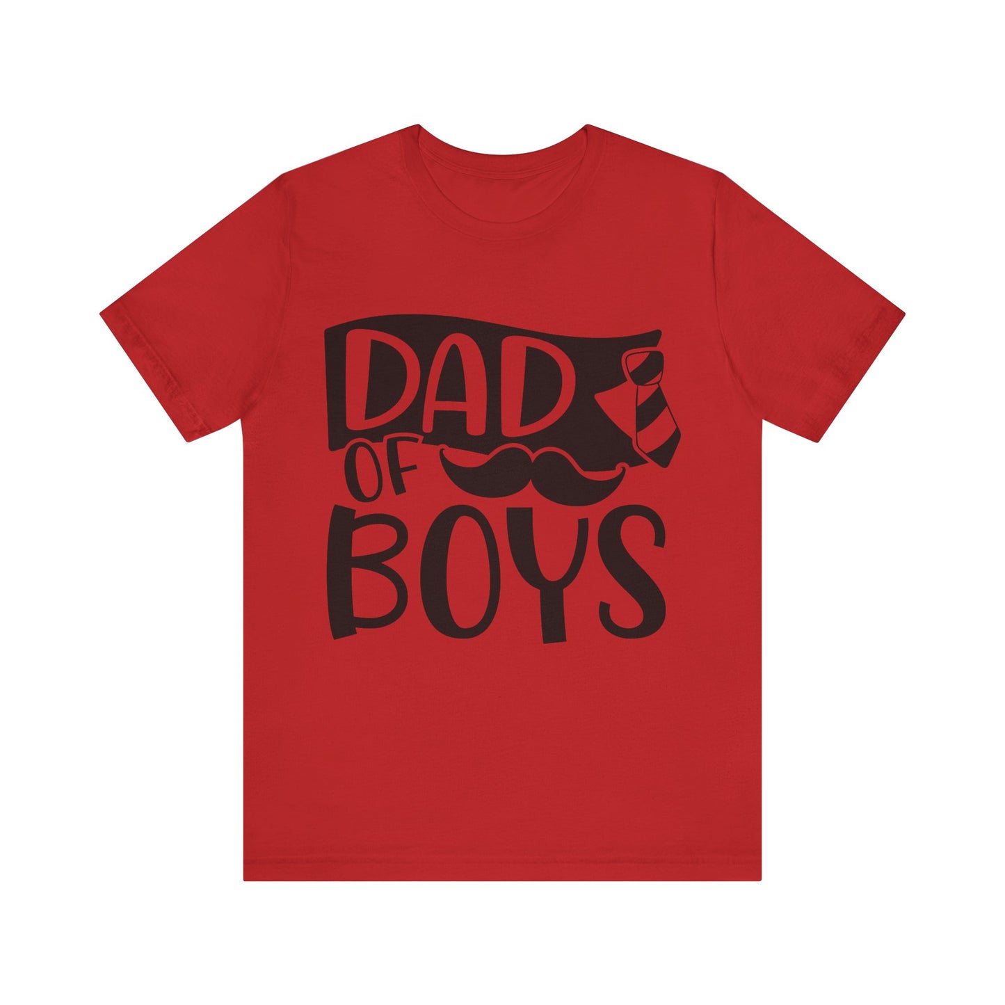 Dad of Boys Jersey Short Sleeve Tee