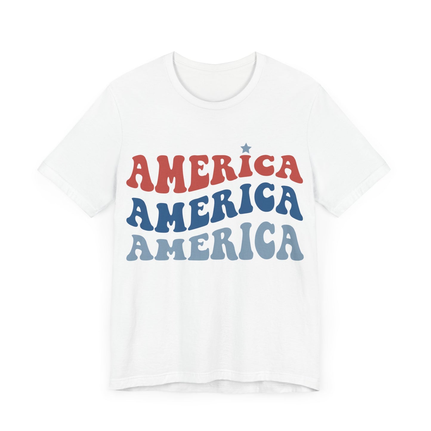 AMERICA Jersey Short Sleeve Tee