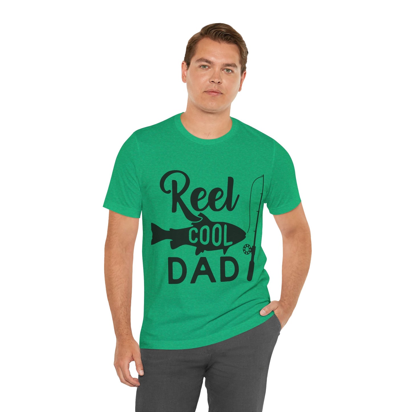 Reel Cool Dad Jersey Short Sleeve Tee