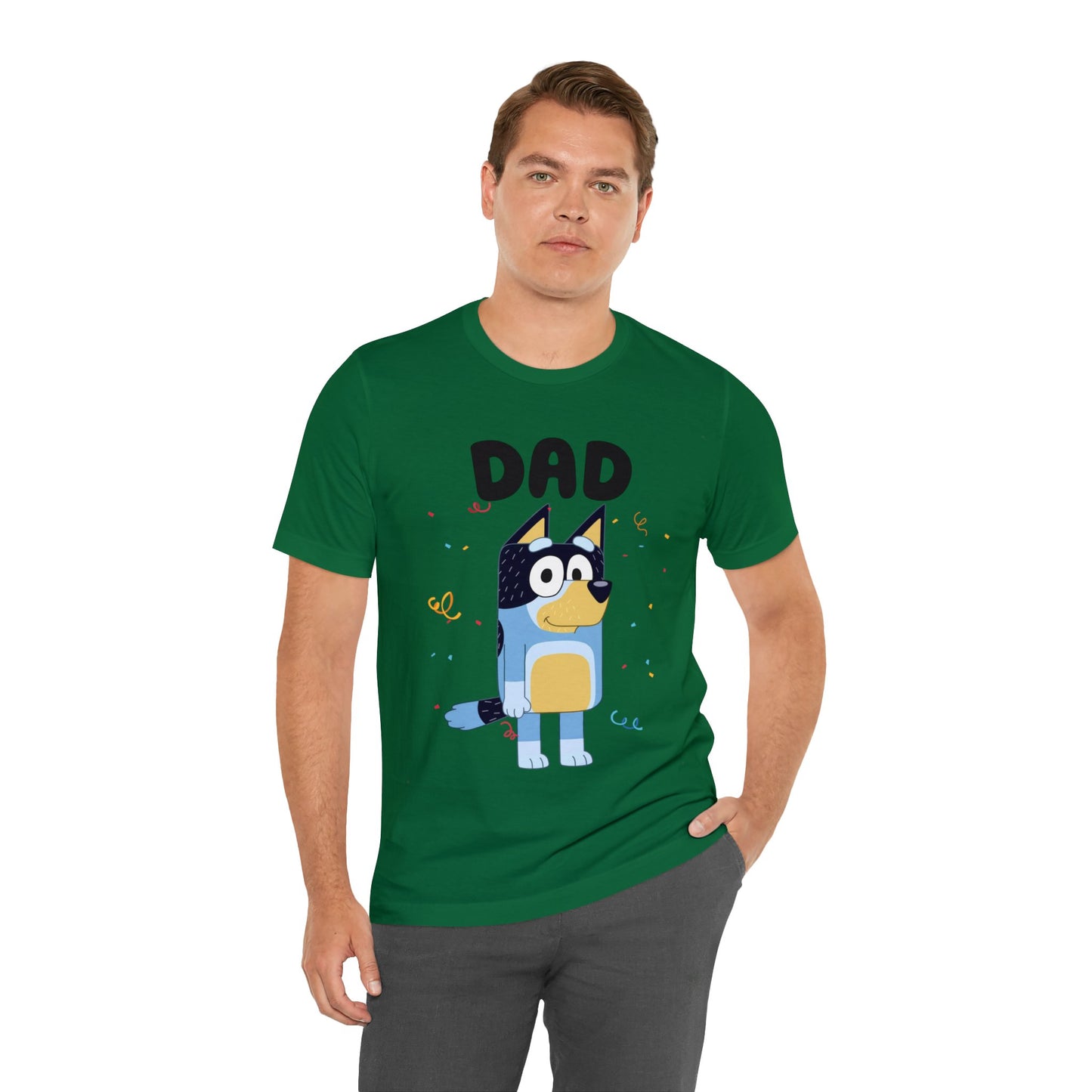 Dad Bluey Birthday Short sleeve Tshirt