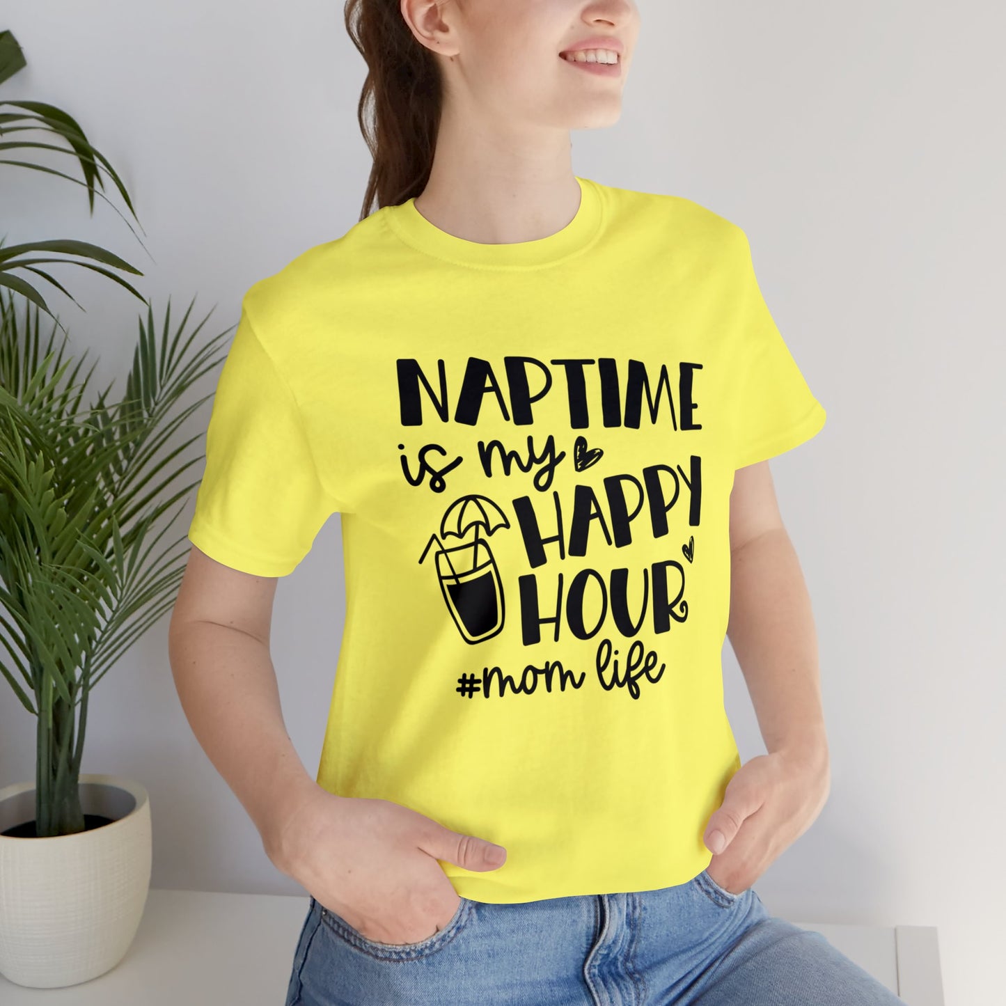 Naptime is my happy hour #momlife short sleeve tshirt