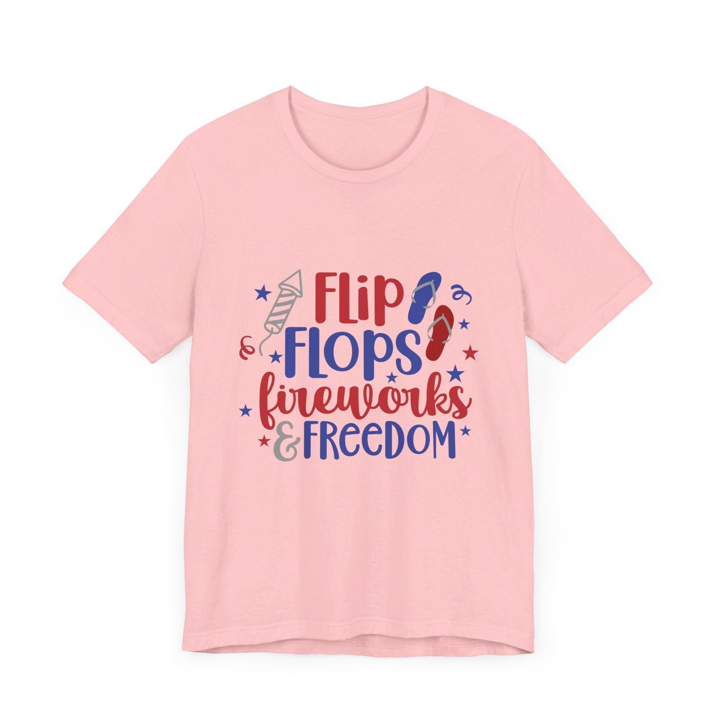 Flip Flops & Fireworks Jersey Short Sleeve Tee