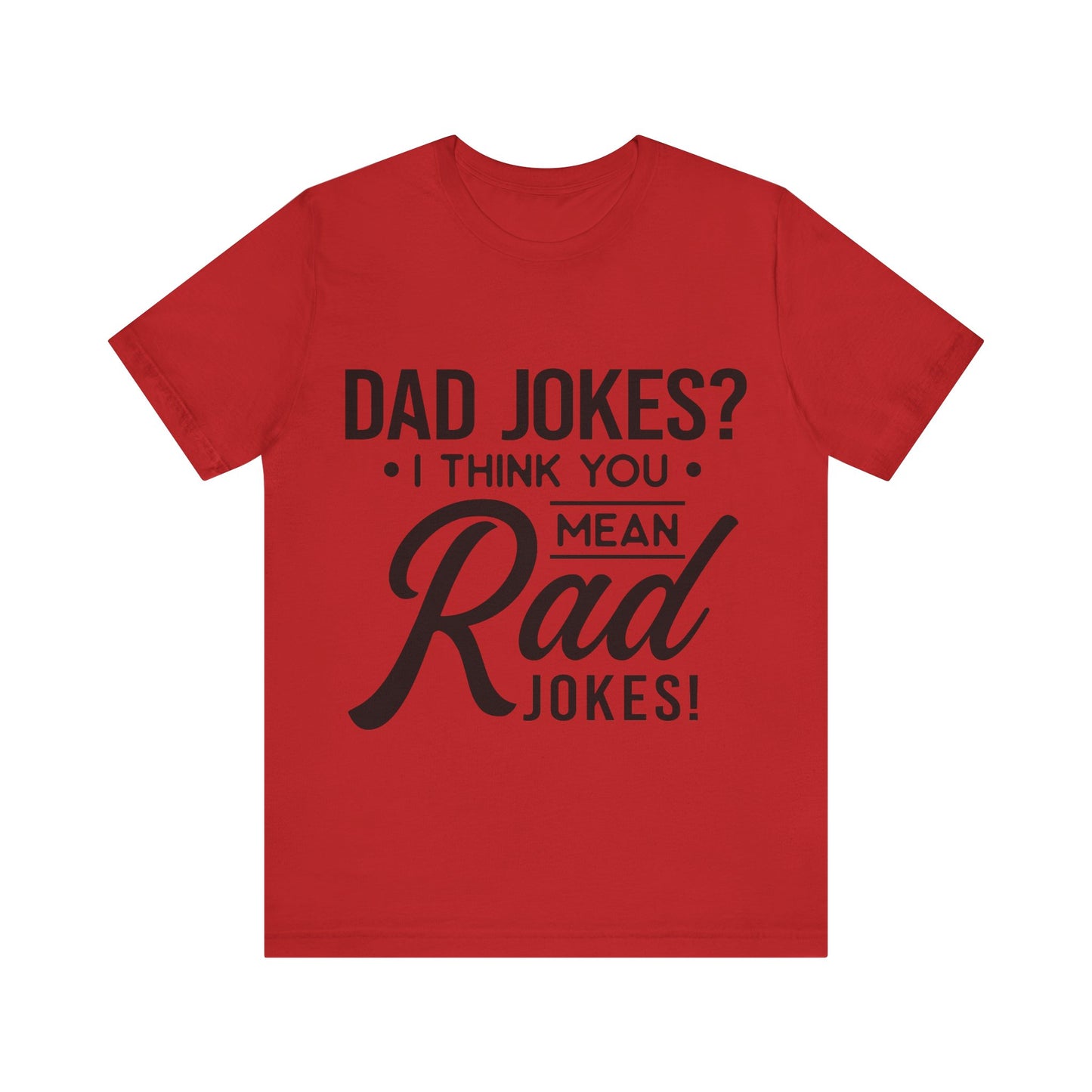 Dad Jokes Jersey Short Sleeve Tee