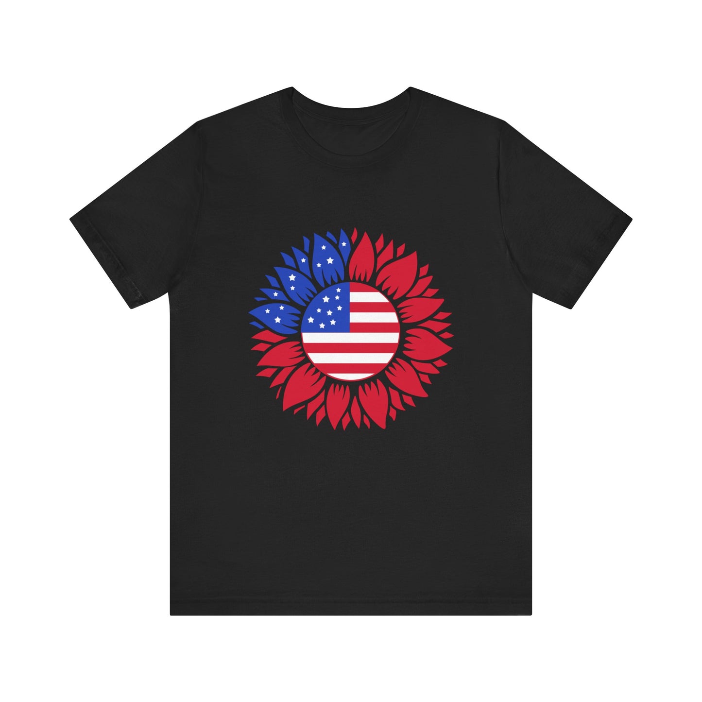 American Sunflower Jersey Short Sleeve Tee