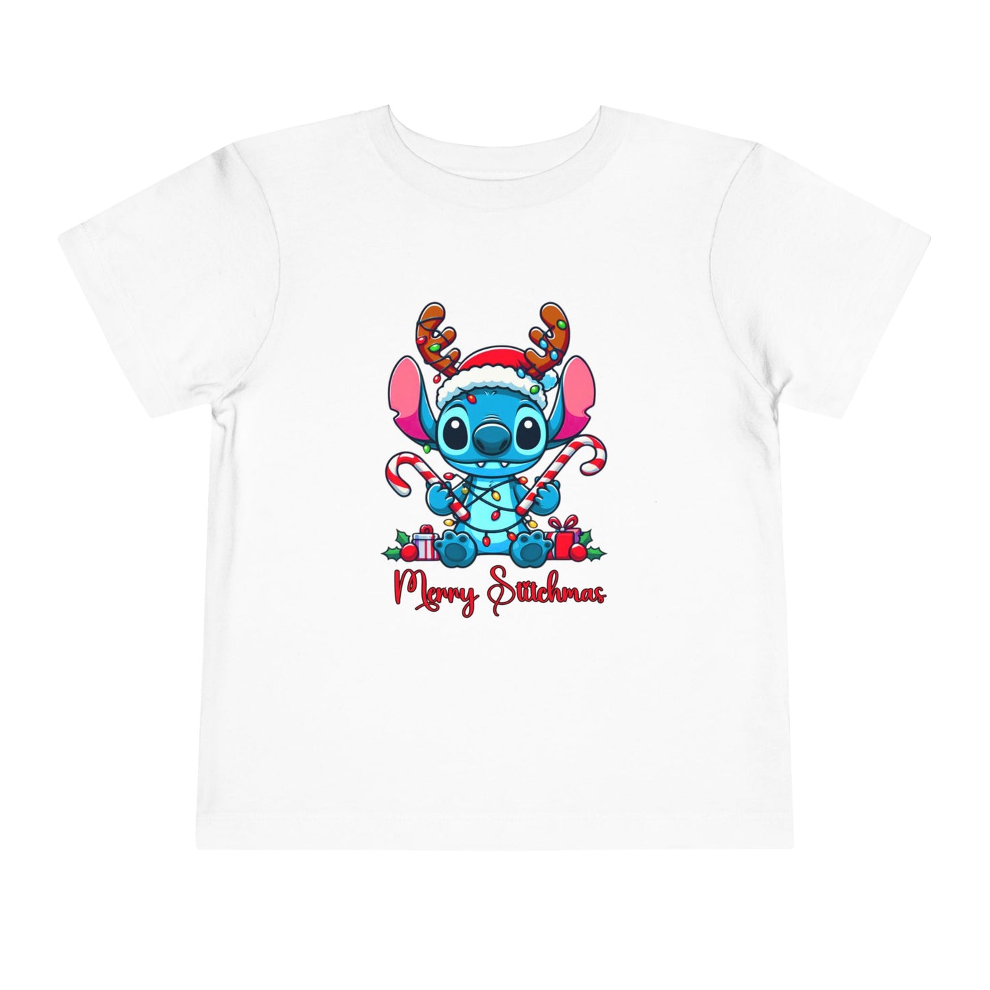 Merry Stitchmas Toddler Short Sleeve Tee