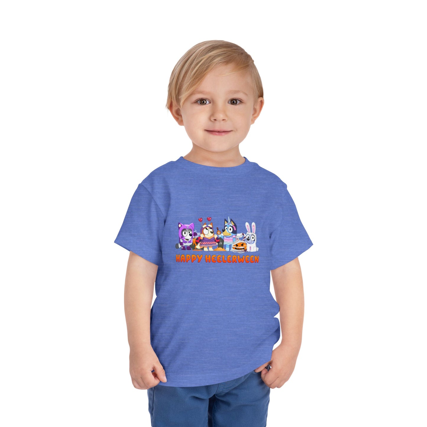 Happy Heelerween Toddler Short Sleeve Tee