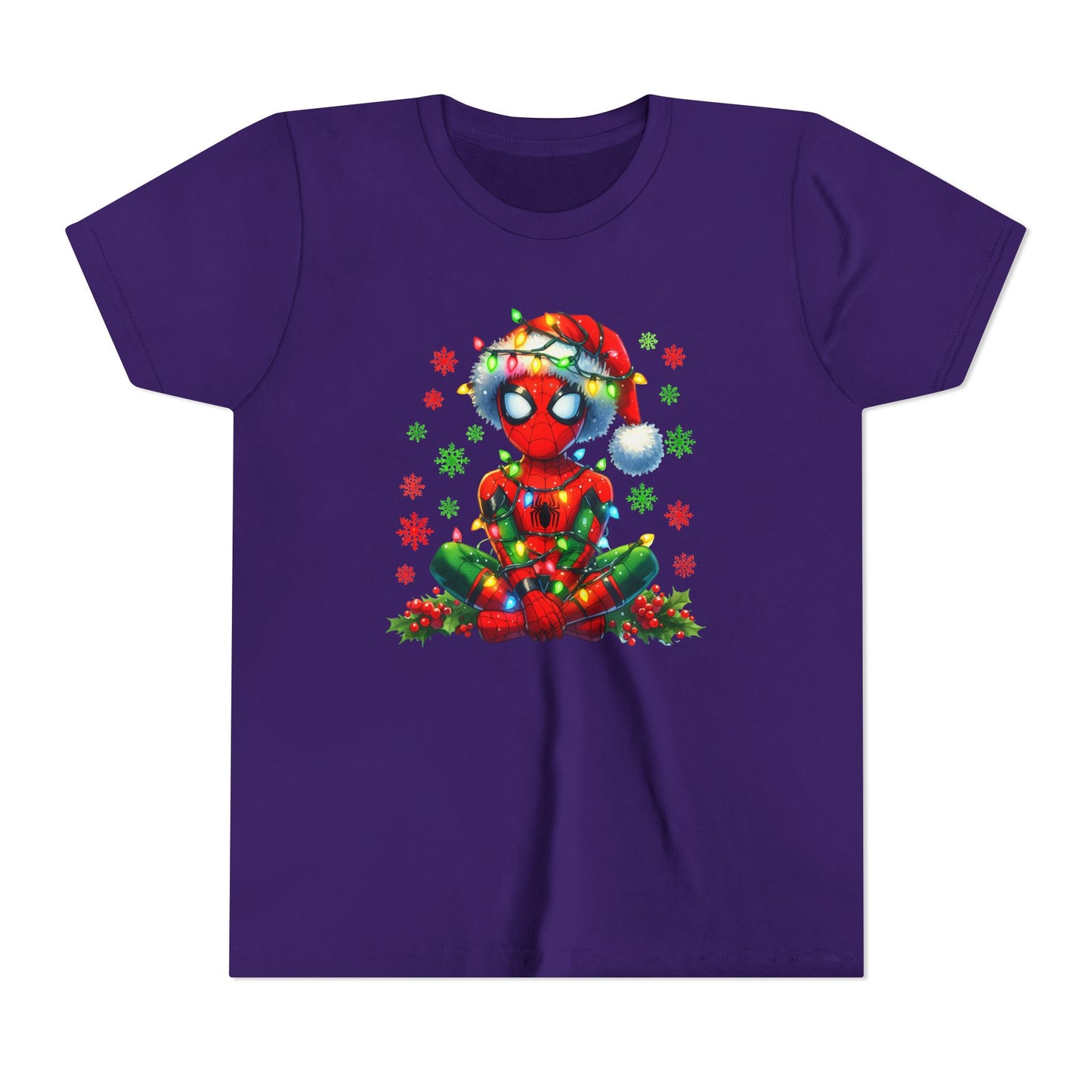 Spidey Christmas Youth Short Sleeve Tee