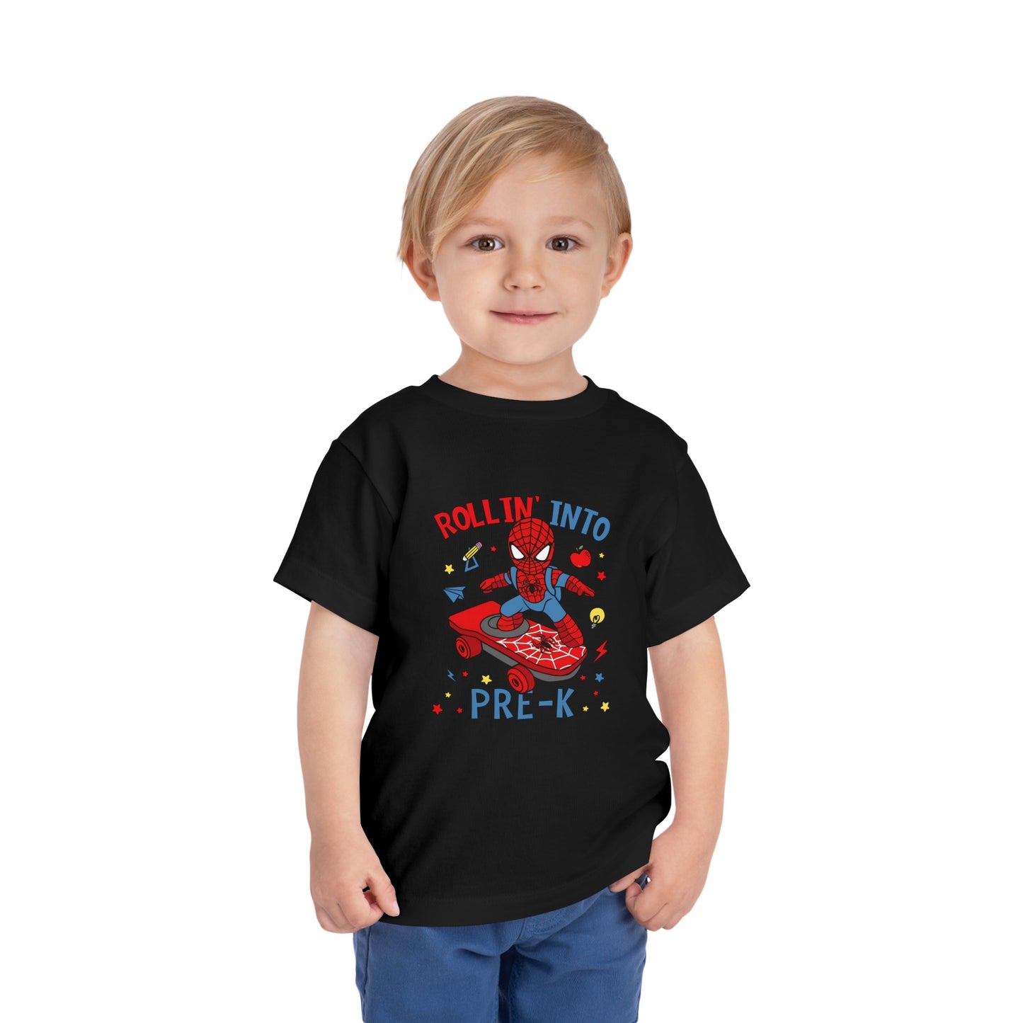 Rollin' Into Pre-K Toddler Short Sleeve Tee